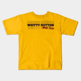 whitty hutton creme vintage - Wuld Toor, Stacked Text Kids T-Shirt